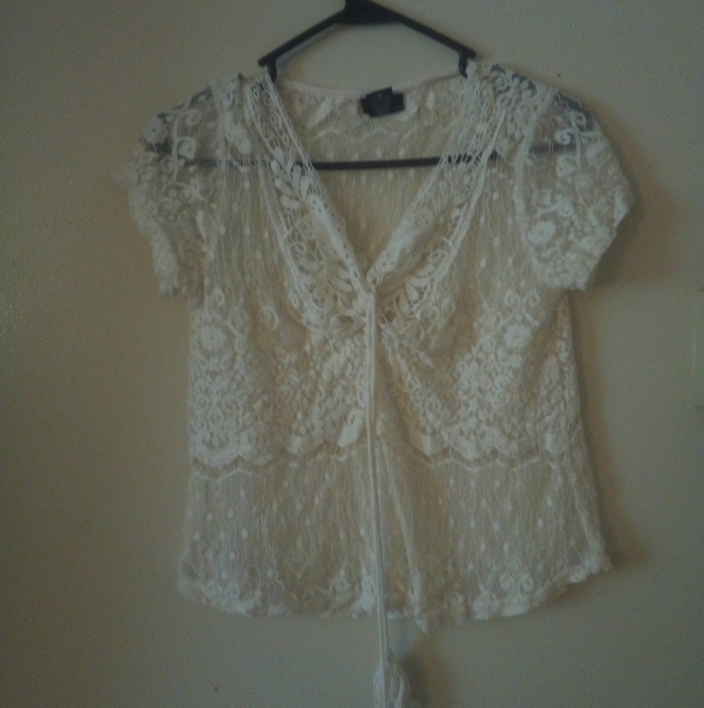 White Rue21 top Size M